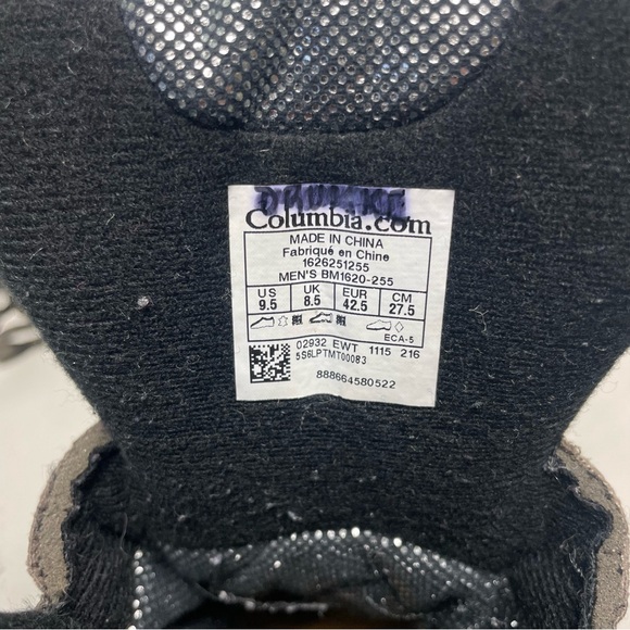 Men’s Columbia Winter Hiking boots - Picture 10 of 12